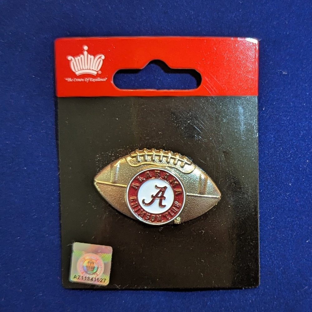 Aminco Alabama 🏈 CRIMSON TIDE FOOTBALL 🏈 Football Pin